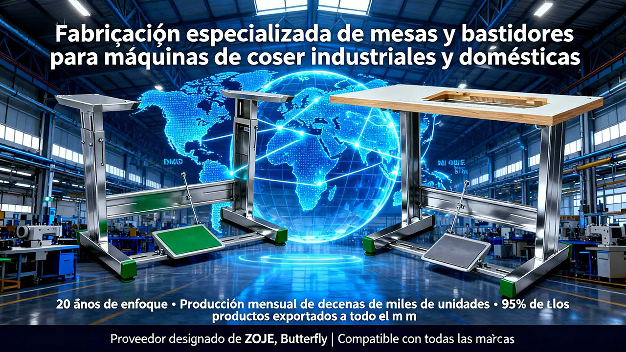 Colaboración - Fabricante Profesional de Mesas y Bastidores para Máquinas de Coser